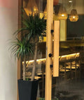 Solid Wood Barn Door Handle And Sliding Door Pull For Glass Wood And Metal Doors Exterior Interior Push Pull Handle With Back To Back Install
