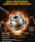 Built Tough 2 Pcs Front Wheel Hub And Bearing Assembly 5 Lug With Abs, showcasing durable high-frequency quenching process.
