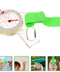 Precision Thumb Orienteering Compass Portable Acrylic Pocket Navigation Tool For Hiking Camping Outdoors Go To Gear