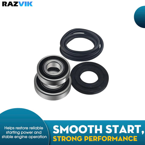 Heavy Duty Front Load Washer Tub Bearings And Seal Kit Replacement For Compatible Models Smooth spinning bearings and seal rings.