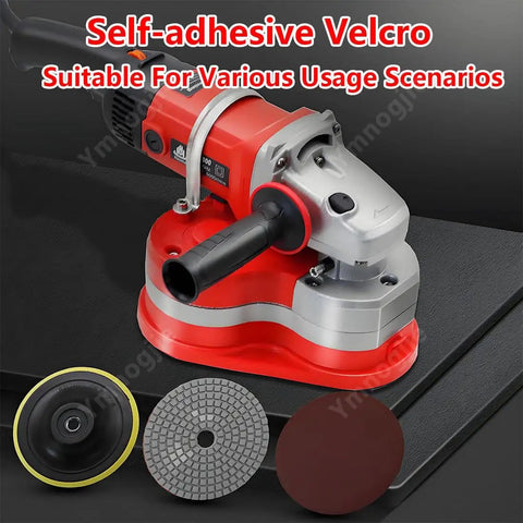 Heavy Duty Tri Head Angle Grinder With 2800W Pure Copper Motor Eight Inch Floor Polisher and Wall Sander Set with discs.
