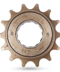 14T Screw On Single Speed Freewheel For Mountain Road And Folding Bikes Beefy One Way Flywheel Sprocket in bronze