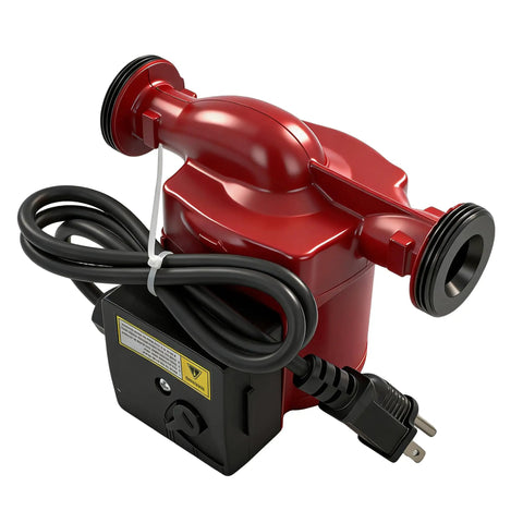 Heavy Duty Circulator Pump 115V Replacement Up1529Su 59896775 with power cord for hydronic heating and radiant floor systems.