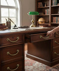 Top Notch Vintage Bronze Drawer Pulls To Spruce Up Your Kitchen Cabinets No Sweat Install 4 Pack 4.5 Inch Zinc Alloy Furniture Hardware With Mounting Screws Included on desk drawer.