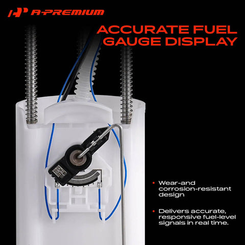 Built Tough Heavy Duty Electric Fuel Pump Module Assembly For Can Am Outlander 1000 650 800 Max 2012 2023, detailed fuel gauge display.