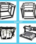 Kickstart Your Next Fabrication Build With This Beefy 6060 T Slot Aluminum Extrusion Profile Black Matte Finish 1000 mm Length CNC router frame assembly.