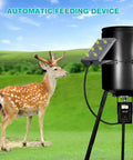 Real Deal 12V 1.8W Deer Feeder Solar Panel Battery Charger Waterproof Field Ready Rig For Trail Cameras And Hunting Camps near deer in field