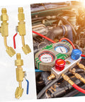 Three Piece Heavy Duty Solid Brass Ball Valves That Slide Into Tight Spaces Like A Dream And Deliver A Bulletproof Shut Off With No Sweat Hook Up For Any Plumbing Or HVAC Project, showing brass valves in a mechanical setup.