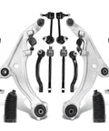 Bulletproof Suspension Control Arm Kit With Ball Joints For 09 Through 14 Nissan Maxima, 10 piece heavy duty parts, driveway installation.