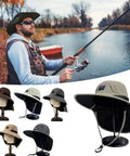 Lightweight Sun Hat With Neck Flap For Unisex Outdoor Adventurers Hiking Camping And Fishing Gear Breathable Polyester