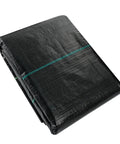 Heavy Duty Garden Weed Barrier Fabric 3ft By 100ft Landscape Ground Cloth folded black polypropylene