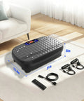 Vibration Plate Exercise Machine For Full Body Training And Muscle Activation Fitness Platform to sculpt dream bod, dimensions 12.8in x 21in x 5in.