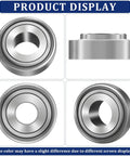 Hella Durable Agricultural Insert Ball Bearing 205Rva with three quarter inch round bore grease prefilled, showcasing multiple angles.