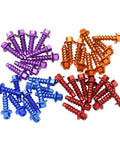 10Pcs Self Tapping Screw Bolt Kit For SX SXF XC XCF EXC EXCF XCW XCFW Six Days 125 150 250 350 450 500 Universal Fit Aluminum T6061