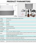 Industrial Automatic Coding Machine Inkjet Printer With Touch Screen For Date Batch Number Label And Barcode High Definition 300Dpi Clarity, metal body.