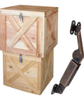 Dual Direction Spring Lid Support Hinges For Cabinets, Boxes, Chests, And More, Red Bronze Iron Finish, hinge beside wood boxes