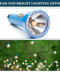 Four Pack Hella Bright E10 Screw Base Led Bulbs Dc 12Volt 02W White Mini Indicator Lamp For Flashlights And Electronic Hobby Kits in use.