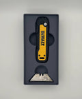 Ready Gridfinity Compatible Blade Holder Insert For DeWalt Retractable Utility Knife Organizer Tray 4x2 Unit In Dark Gray PLA