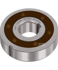 Rock Solid Csk8pp One Way Clutch Bearing With Double Keyway Design And Grease Retention Seal For Flawless Rotation 8X22X9Mm Heavy Duty Chrome Steel Mechanical Parts 1 Unit, viewed from the side.