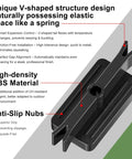 No Sweat 500 Pack Polymer Hidden Deck Fasteners For Composite Backyard Patio Builds Features UV Resistant ABS Spacers, V-shaped design for even gap alignment.