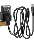 110V Automatic Timed Water Tank Drain Valve with US plug and brass fittings designed for air compressors.