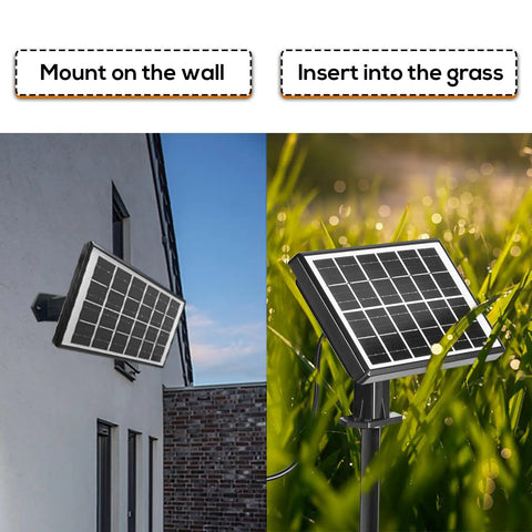 100ft USB Rechargeable Solar String Lights Outdoor Waterproof Shatterproof Hanging Lights solar panel mount options