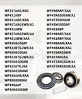 Top Tier Washer Seal Bearing Kit Knockout Durability Heavy Duty Tub Bearings for front load washers, featuring steel and rubber materials.