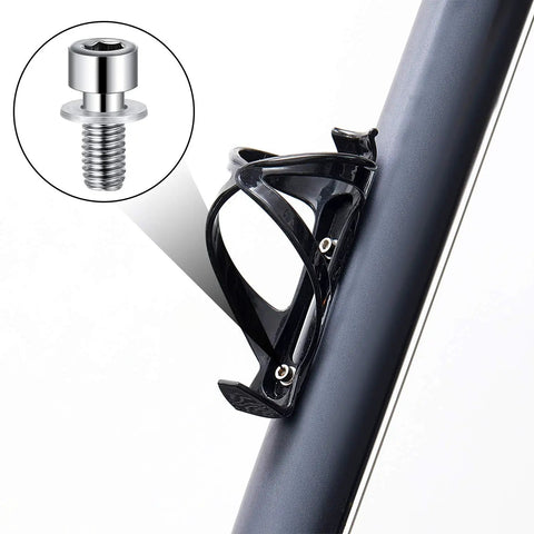 M5 Hex Socket Bolts With Washers For Bike Water Bottle Cage Holder Bracket Rack Stainless Steel Durable 40 Pack