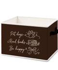 Hella Spacious Foldable Storage Bins With Heavy Duty Handles For Multipurpose Collapsible Home Organization closets, 10.6x10.6x14.2 inch.