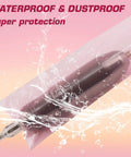 Large Pink Pen Machine Covers Set 200 Pcs Disposable Tattoo Wraps Fits Most Wireless Tattoo Pens 2.56 By 7.11 Inches
