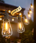 Outdoor 240ft Vintage Style LED String Lights Waterproof For Patio Yard Balcony Gazebo Porch Shatterproof Bulbs 120 Plus 4