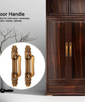 Retro Zinc Alloy Cabinet Pulls Two Pack With No Fuss Install European Style Drawer Handles For Kitchen Cupboards And Closet Doors Bulletproof Build One Zero Three Millimeter Center To Center Spacing on elegant wooden cabinets.