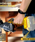 Compact 3 Inch Mini Circular Saw Cuts Metal Wood Tile And Plastic Without The Sweat Features Brushless Motor Two Speed Settings Six Hardened Steel Blades Straight Shooting Precision On Any 20V System No Juice Box Included