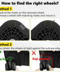 How to find the right wheels for Heavy Duty Luggage Wheels Replacement Set Built Hella Tough for a Sweet Smooth Roll.