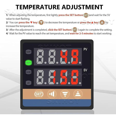 Digital display for Automatic Edge Bander Portable Edge Banding Machine With 1000ml Glue Capacity Dual Side Gluing Auto Tape Breaking