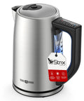 Six Preset Temperature Electric Kettle With Dope Precision Control, 1.7L Stainless Steel, 1500W Fast Boil For Oolong And Green Tea, Strix Thermostat, Auto Shutoff