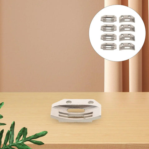 Universal Alloy Needle Plate Model 1-2 For Sewing Machines, Heavy Duty Workhorse Textile And Garment Spare Part With High Traction Feeding And Noise Reduction, Built For Mass Production And Rain Gear Manufacturing on wooden table