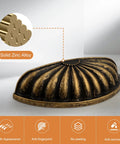 10 Pack Antique Brass Cabinet Cup Pulls 3 Inch Hole Center Drawer Handles Zinc Alloy with a ribbed design for vintage style.