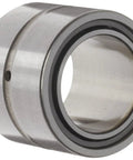 Heavy Duty Needle Roller Bearing Featuring Removable Inner Ring Built Like A Tank For Serious Shop Work Showing Off Slick Steel Cage.