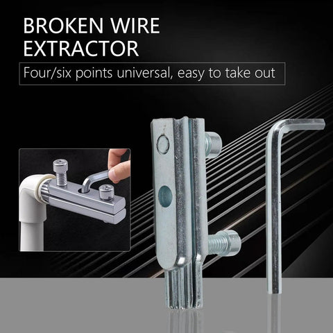 Universal Damaged Fastener And Pipe Thread Remover Tool for broken bolts, fits 4 and 6-point fittings, heavy duty bolt extractor.