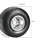 Rear Axle Complete Kit With Foot Brake For Easy DIY Rebuild Of ATVs Go Karts And Buggy Includes 5 Inch Wheels And Tires