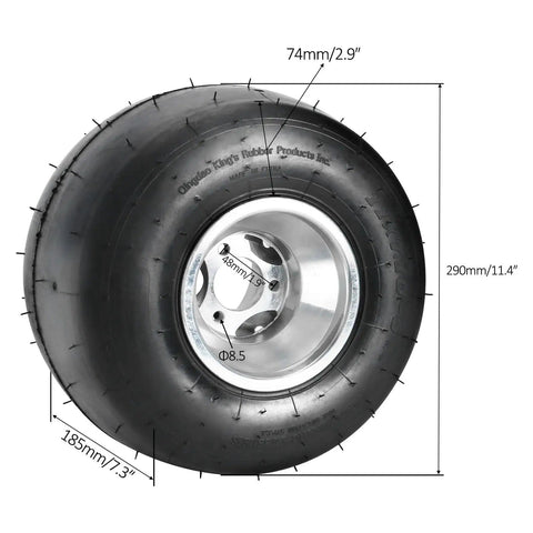 Rear Axle Complete Kit With Foot Brake For Easy DIY Rebuild Of ATVs Go Karts And Buggy Includes 5 Inch Wheels And Tires