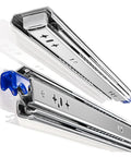 Tough As Nails Heavy Duty Drawer Slides With Secure Clip Lock For Big Loads 53Mm Cold Rolled Steel Runners Close-Up View