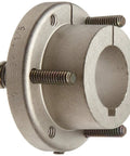 Quick Disconnect Bushing For Shaft Mounts, Sintered Steel, 0.75 Inch Bore, 1.871 Inch OD, Split Flange Side View