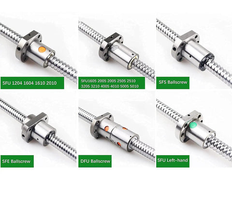 Premium 25Mm CNC Ball Screw And Linear Guide Rail Set Delivering C7 Grade Accuracy With Zero Backlash Stress For A Slick Router Or Plasma Table Build Offering Rock Solid Motion Control Daily showcasing various ball screws.