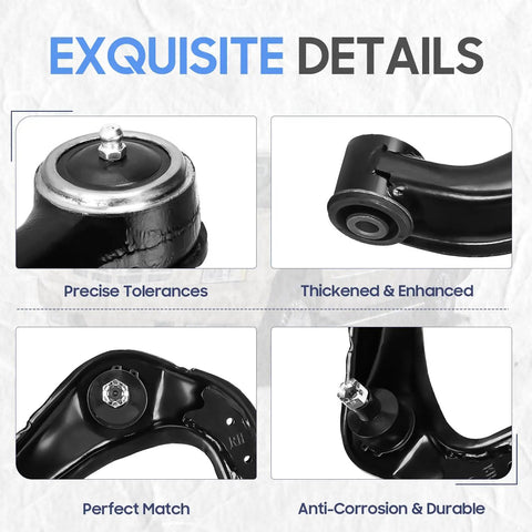Close-up of heavy duty 10PC suspension repair kit component showcasing precise tolerances and durable construction.