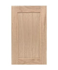 Killer Unfinished Oak Shaker Kitchen Cabinet Door Replacement 14 Width 17 Height, natural oak panel with a smooth finish.