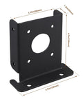 Heavy Duty Adjustable 4x4 Fence Post Anchor Base Brackets Kit For Decks Pergolas Railings Handrails And Mailboxes Floor Flange Mounts 8 Pack