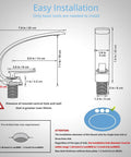 Installation guide for Dope Brushed Gold Bathroom Sink Faucet With Sleek Single Handle And Single Hole Install.
