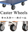 Built Tough 4 Inch Heavy Duty Rubber Casters Set Two Locking Swivel Wheels Plus Two Fixed Rollers quiet caster wheels on a cart.